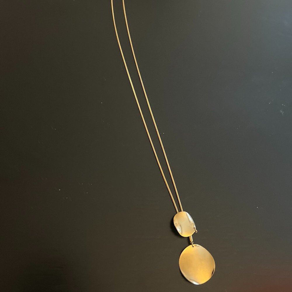 Long Gold Plated Necklace - Brand New